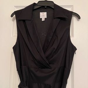 Beautiful black belted dress